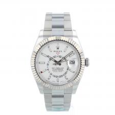 Gents Rolex Sky Dweller 326934 Steel case with White dial