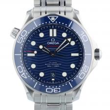 Gents Omega Seamaster Co-Axial 21030422003001 Steel case with Blue Wave dial