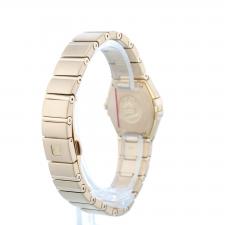 Ladies Omega Constellation 12350246063002 18ct Rose Gold case with Chocolate Diamond Set dial