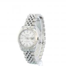 Ladies Rolex DateJust 28 178274 Stainless Steel case with Silver dial