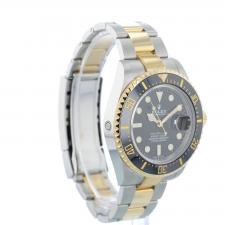Gents Rolex Sea Dweller 126603 18ct Yellow Gold Stainless Steel case with Black dial
