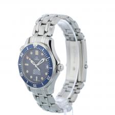 Gents Omega Seamaster Stainless Steel case with Blue Wave dial