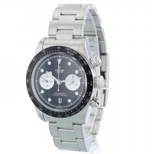 Gents Tudor Black Bay Chrono 79360N Steel case with Black dial