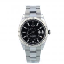 Gents Rolex Sky Dweller 326934 Stainless Steel case with Black dial