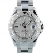 Ladies Rolex Yacht-Master 168622 Steel case with Platinum dial