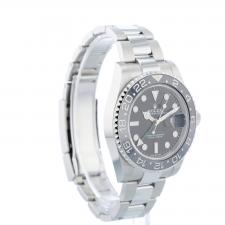 Gents Rolex GMT Master II 126710GRNR Stainless Steel case with Black dial