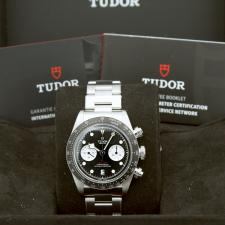 Gents Tudor Black Bay Chrono 79360N Steel case with Black dial