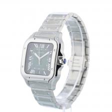 Gents Cartier Santos WSSA0062 Steel case with Green dial