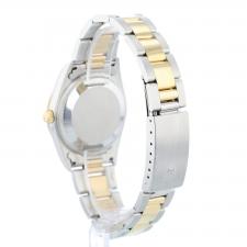 Ladies Rolex Date 34 15223 18ct Yellow Gold Stainless Steel case with White dial