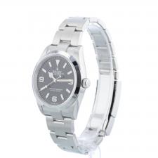Gents Rolex Explorer 124270 Stainless Steel case with Black dial