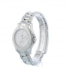 Ladies Rolex Yacht-Master 168622 Steel case with Platinum dial