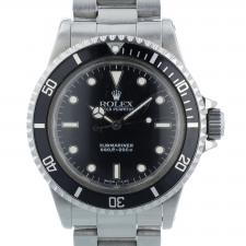 Gents Rolex Submariner Non Date 5513 Stainless Steel case with Black dial