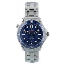 Gents Omega Seamaster 21030422003001 Steel case with Blue Wave dial