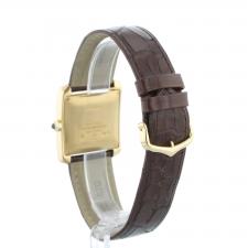 Gents Cartier Tank 1840 18 CT case with Cream dial