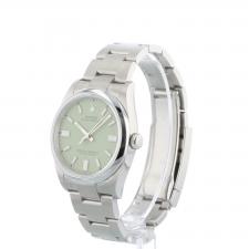 Gents Rolex Oyster Perpetual 36 126000 Stainless Steel case with Pistachio dial