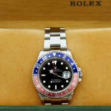 Gents Rolex GMT Master II 16710 Steel case with Black dial
