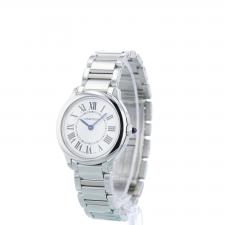 Ladies Cartier Ronde WSRN0033 Steel case with Silver dial