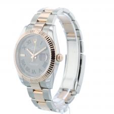 Gents Rolex Datejust 41 126331 18ct Rose Gold   Stainless Steel case with Wimbledon dial
