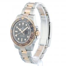 Gents Rolex GMT Master II 126711CHNR 18ct Rose Gold   Stainless Steel case with Black dial