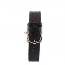Ladies Cartier Tank Solo W5200024 18ct Rose Gold case with Silver dial