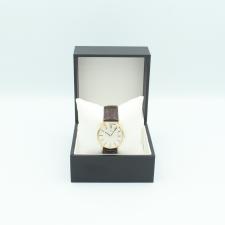 Gents Omega Dress   9 CT case with Silver dial