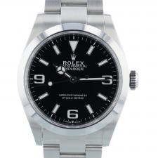 Gents Rolex Explorer 40 224270 Stainless Steel case with Black dial