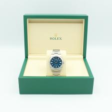 Gents Rolex Oyster Perpetual 36 126000 Stainless Steel case with Med Blue dial