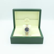 Ladies Rolex DateJust 178313 18ct Yellow Gold Stainless Steel case with Blue dial