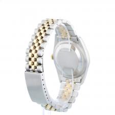 Gents Rolex Datejust 16233 18ct Yellow Gold Stainless Steel case with Champagne Linen dial
