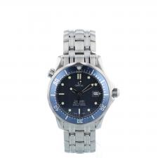 Gents Omega Seamaster 25618000 Steel case with Blue Wave dial
