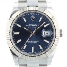 Gents Rolex Datejust 41 126334 Steel case with Blue dial