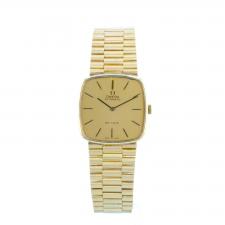 Gents Omega DeVille 1061 9 CT case with Gilt dial