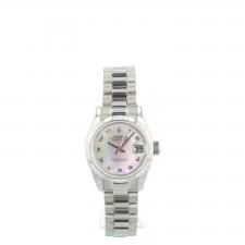 Ladies Rolex Datejust 179369 18ct White Gold case with White MOP dial