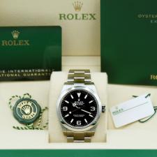 Gents Rolex Explorer 224270 Steel case with Black dial