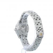 Ladies Omega 21230286101001 Steel case with Black Wave dial