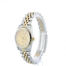 Ladies Rolex Datejust 68273 18ct Yellow Gold Stainless Steel case with Jubilee dial