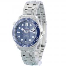 Gents Omega Seamaster 21030422003001 Steel case with Blue Wave dial