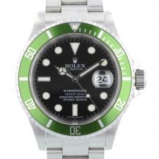 Gents Rolex Submariner Date Kermit 16610LV Steel case with Black dial