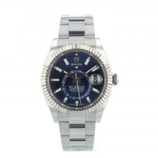 Gents Rolex Sky Dweller 336934 Stainless Steel case with Blue dial