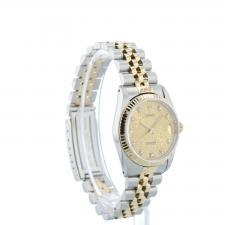 Ladies Rolex Datejust 68273 18ct Yellow Gold Stainless Steel case with Jubilee dial