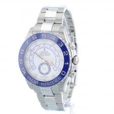 Gents Rolex Yacht-Master II 116680 Stainless Steel case with White dial