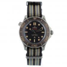 Gents Omega Seamaster 007 21092422001001 Titanium case with brown dial