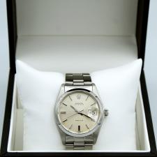 Gents Rolex OysterDate 6694 Steel case with Silver dial