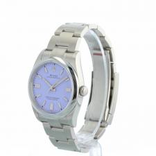 Gents Rolex Oyster Perpetual 36 126000 Stainless Steel case with Lavender dial