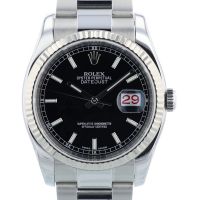 Gents Rolex Datejust 116234 Stainless Steel case with Black dial