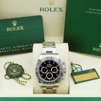 Gents Rolex Daytona 126500LN Stainless Steel case with Black dial