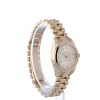 Ladies Rolex Datejust 179165 18ct Rose Gold case with Pink Diamond Set dial
