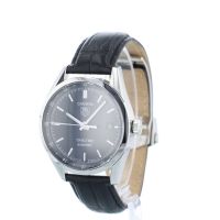 Gents Tag Heuer Twin Time WV2115-0 Steel case with Black dial