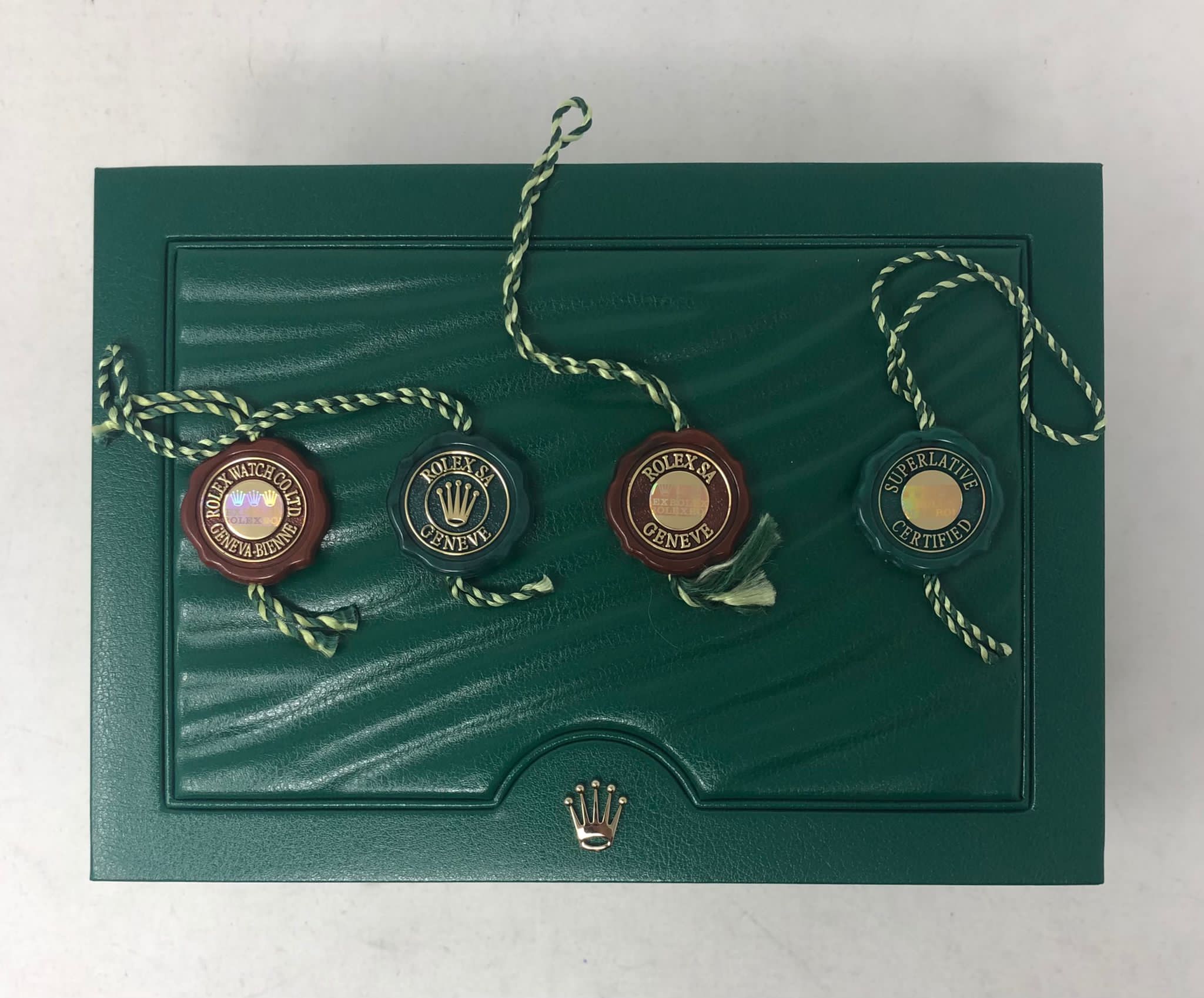 Rolex Swing Tags on Rolex Box