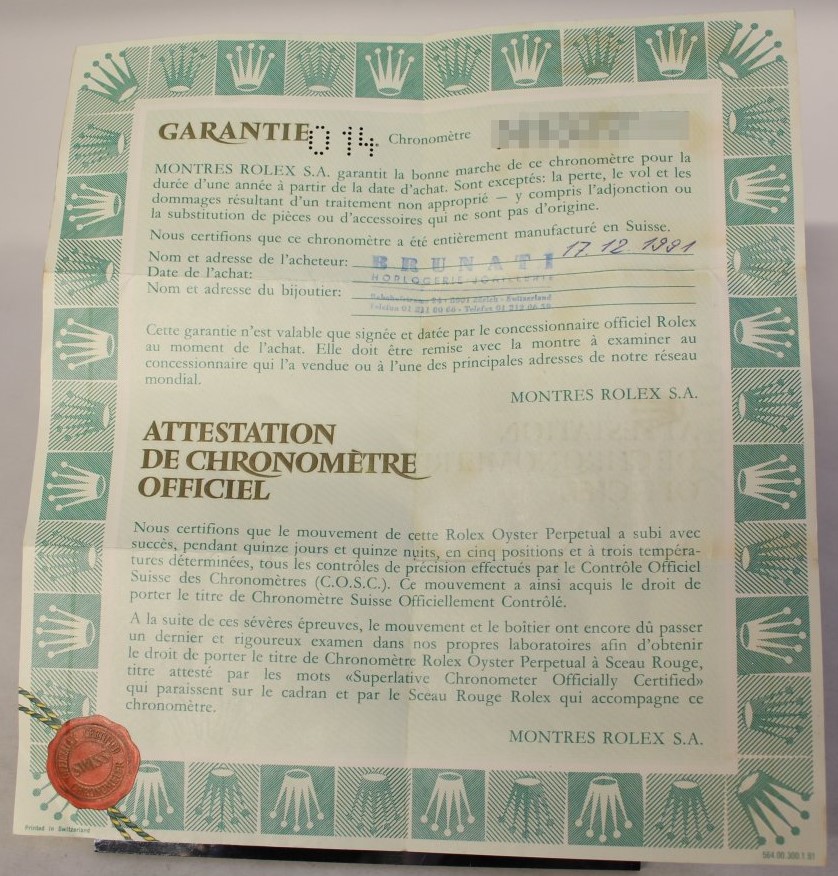 Rolex Papers